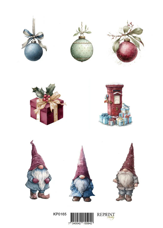 Reprint Christmas A4 cut outs