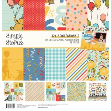 Simple Stories - Say Cheese Classic Pooh Birthday 98 pieces
