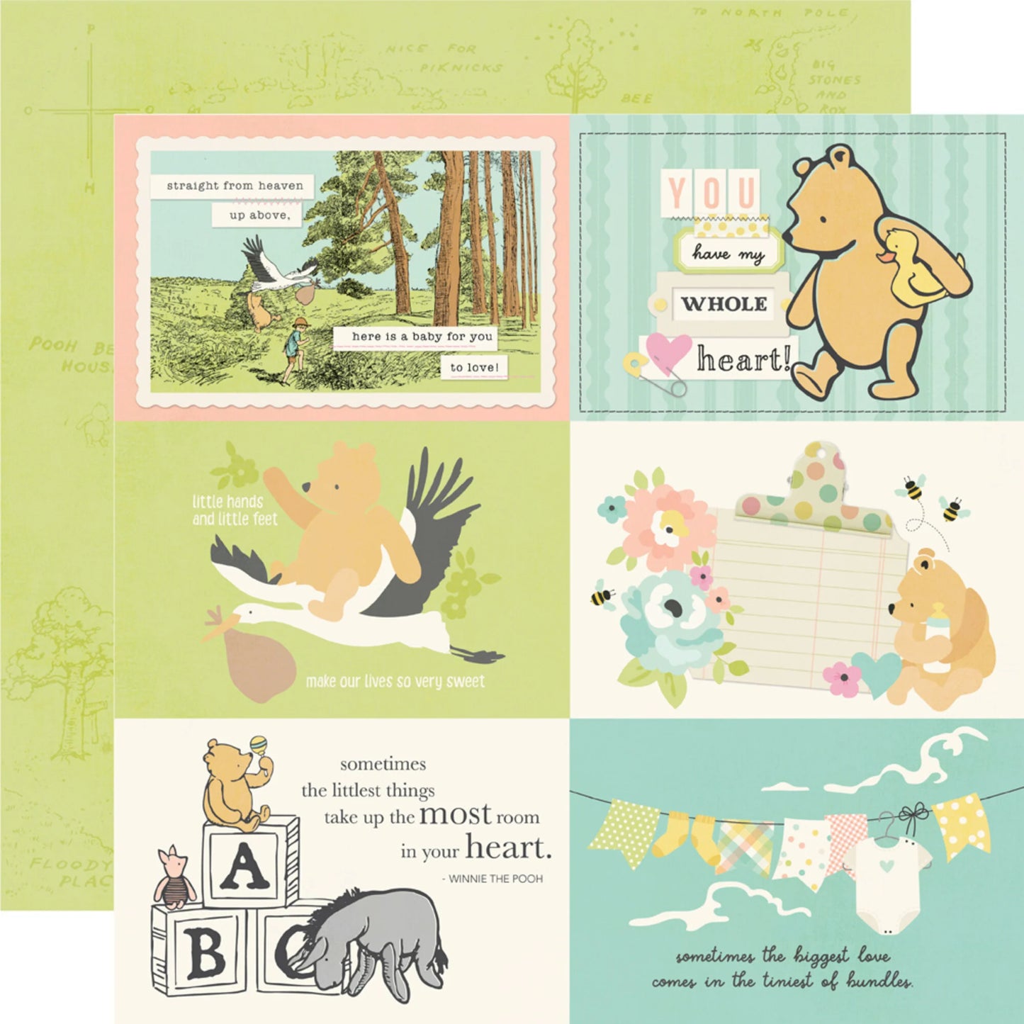 Simple Stories say cheese classic pooh baby collection kit