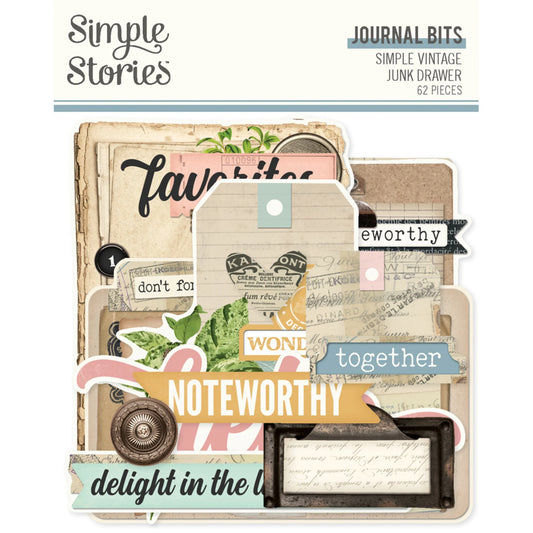 Simple Stories Vintage Junk drawer embellishments