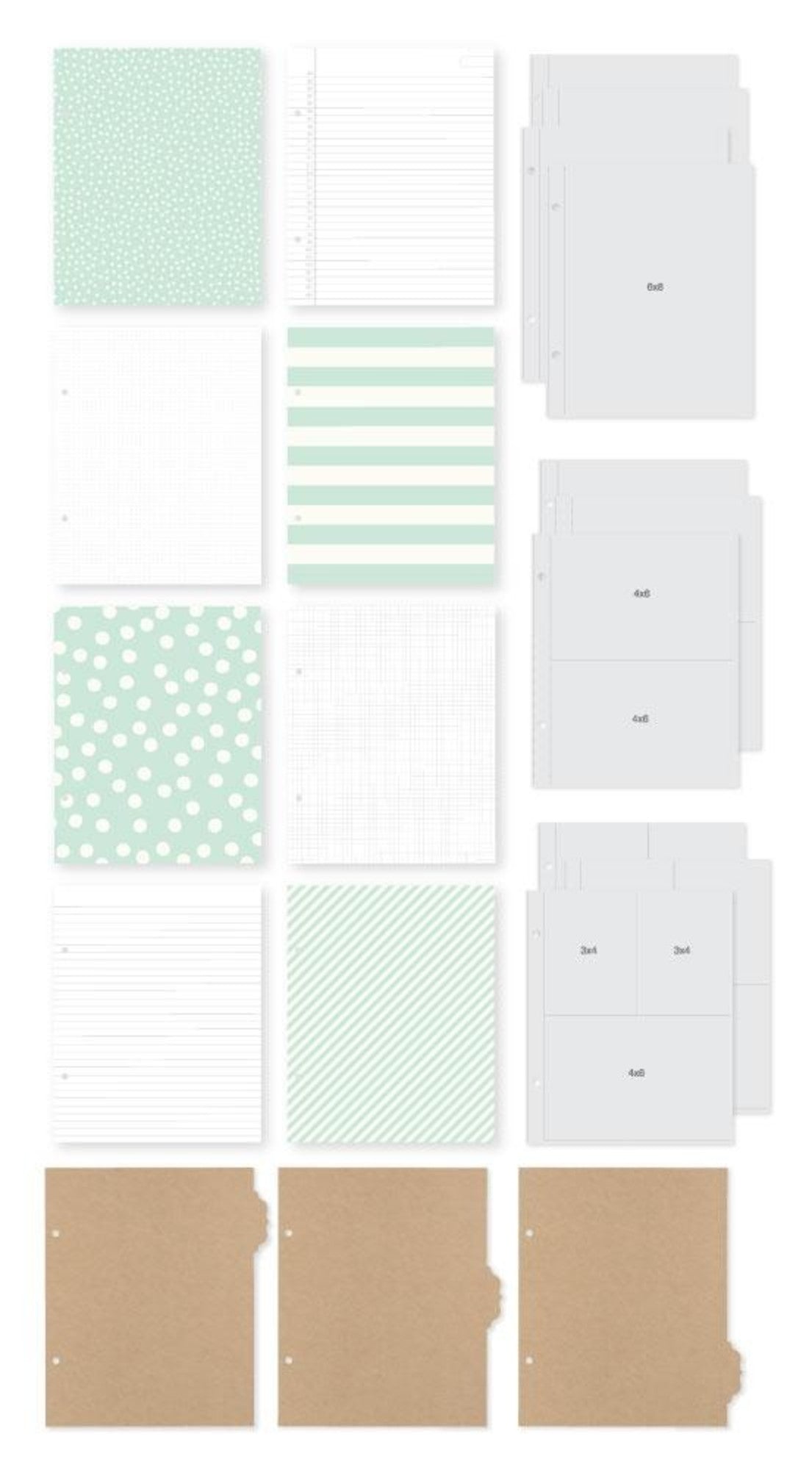 Simple Stories - Sn@p! Designer Binder - Robin's Egg
