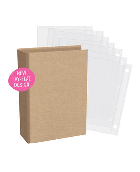 Simple Stories - Sn@p! Simple Kraft 4x6 inch chipboard binder
