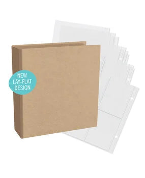 Simple Stories - Sn@p! Simple Kraft 6x8 inch chipboard binder