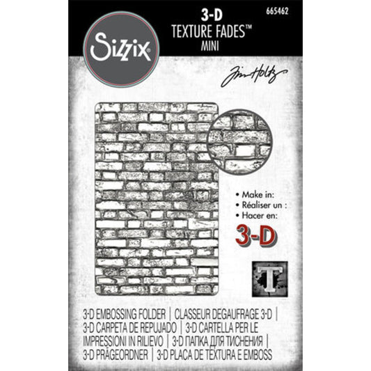 Tim Holtz - Sizzix - 3-D Texture Fades Embossing Folder