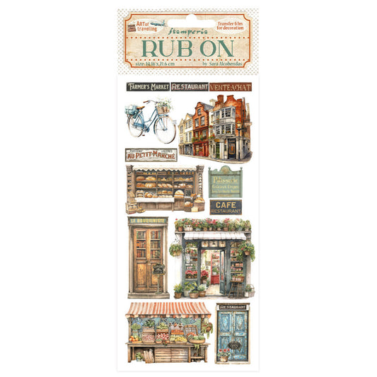 Stamperia – Kunst des Reisens Rub On