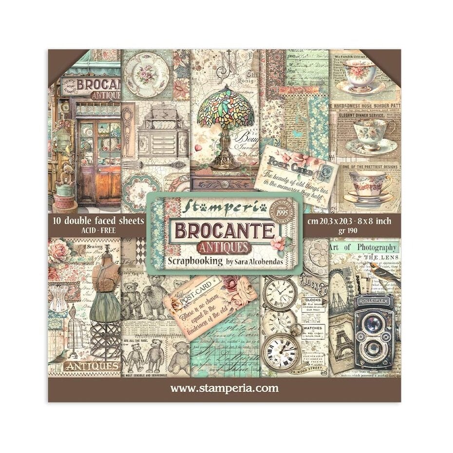 Stamperia Brocante-Papierset