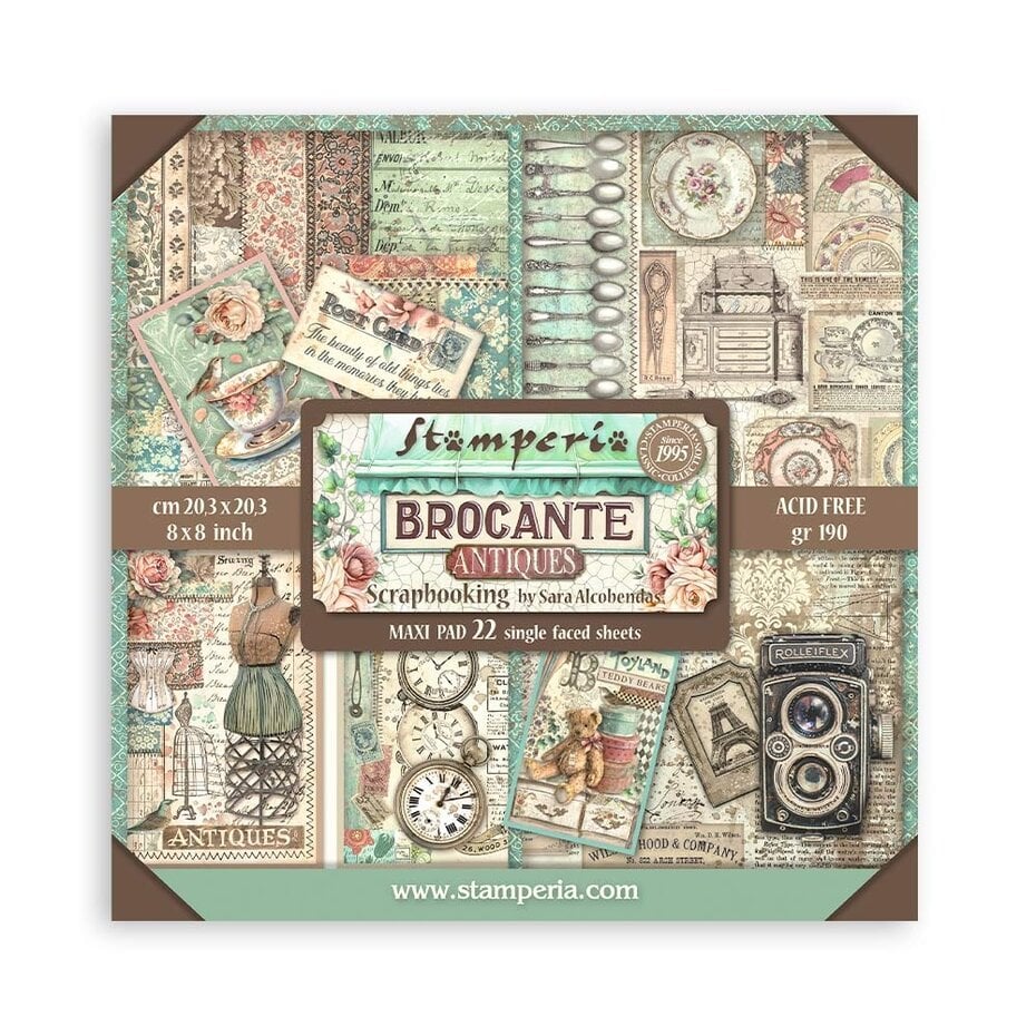 Stamperia Brocante-Papierset