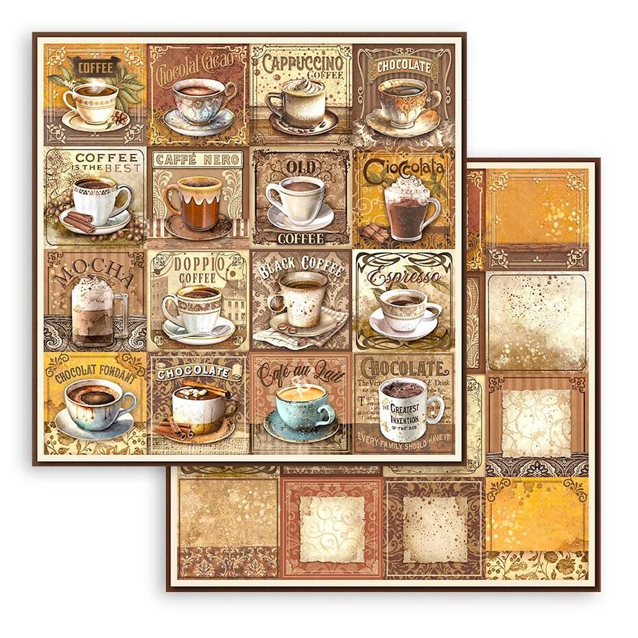 Stamperia Coffee and Chocolate papier
