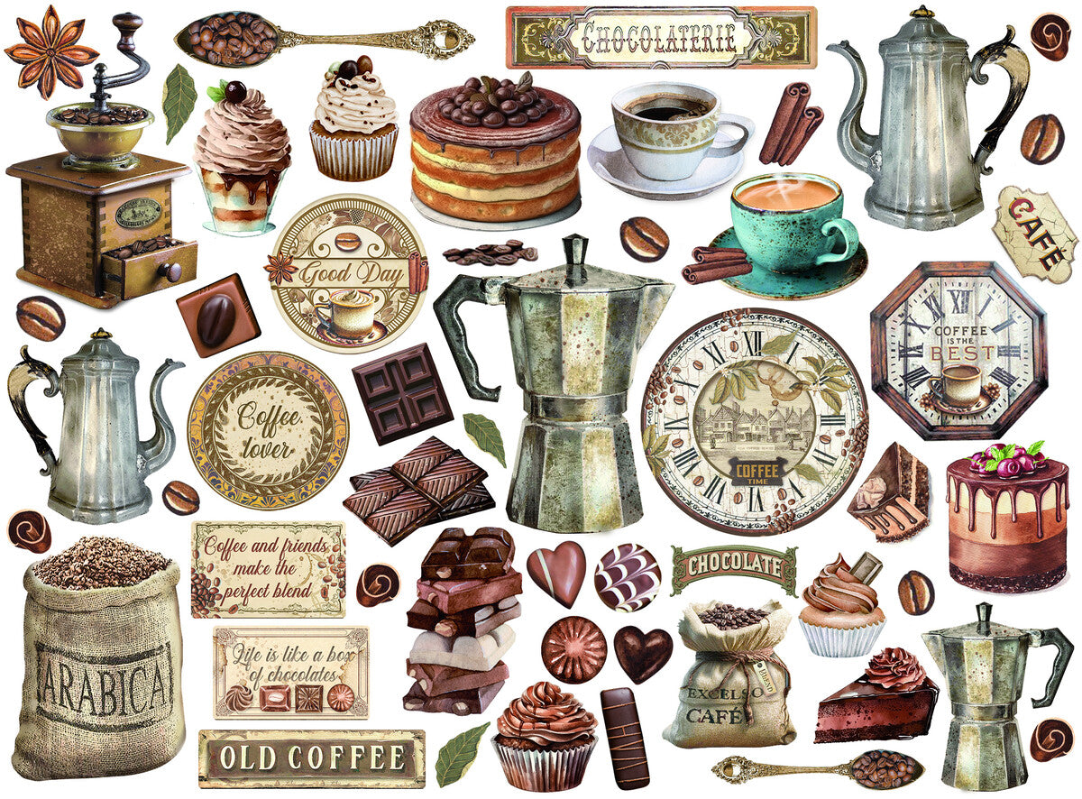 Stamperia Coffee and Chocolate Diecuts