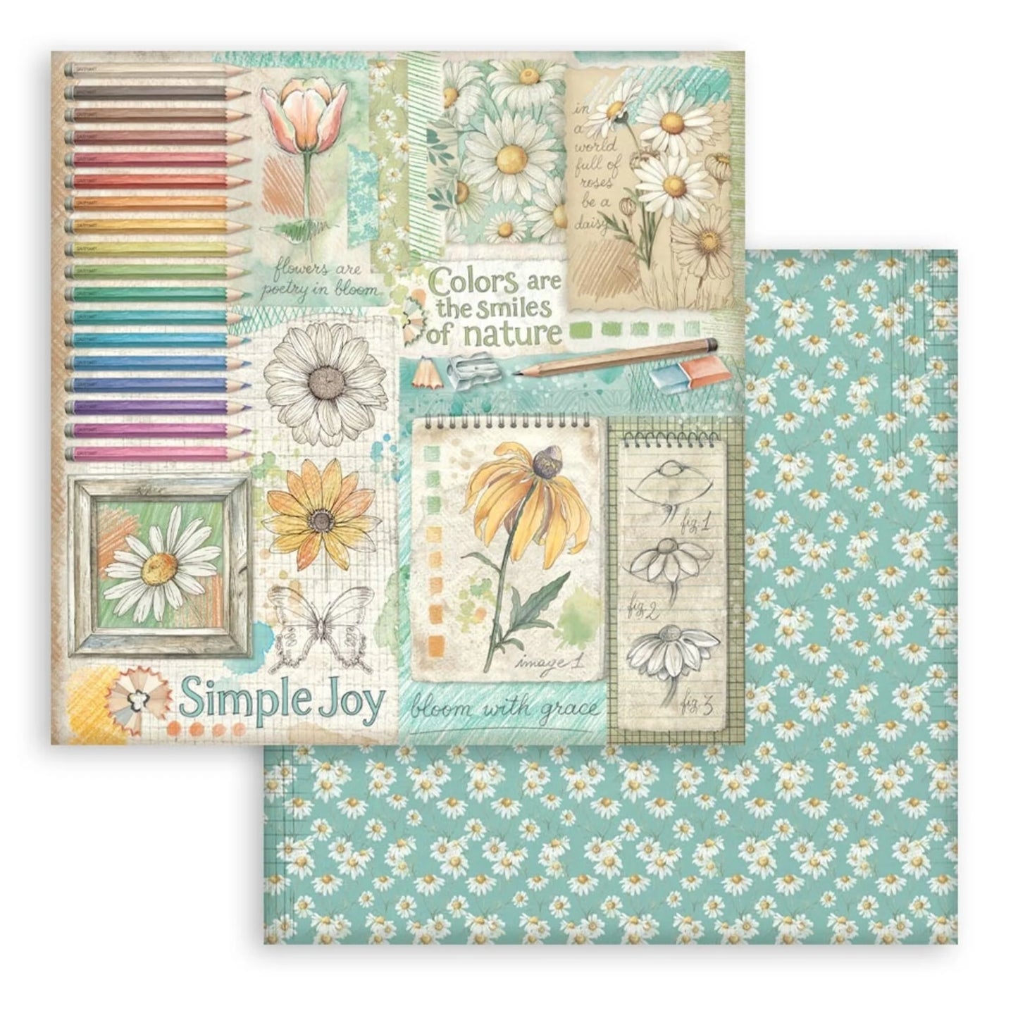 Stamperia Daisy Art papier