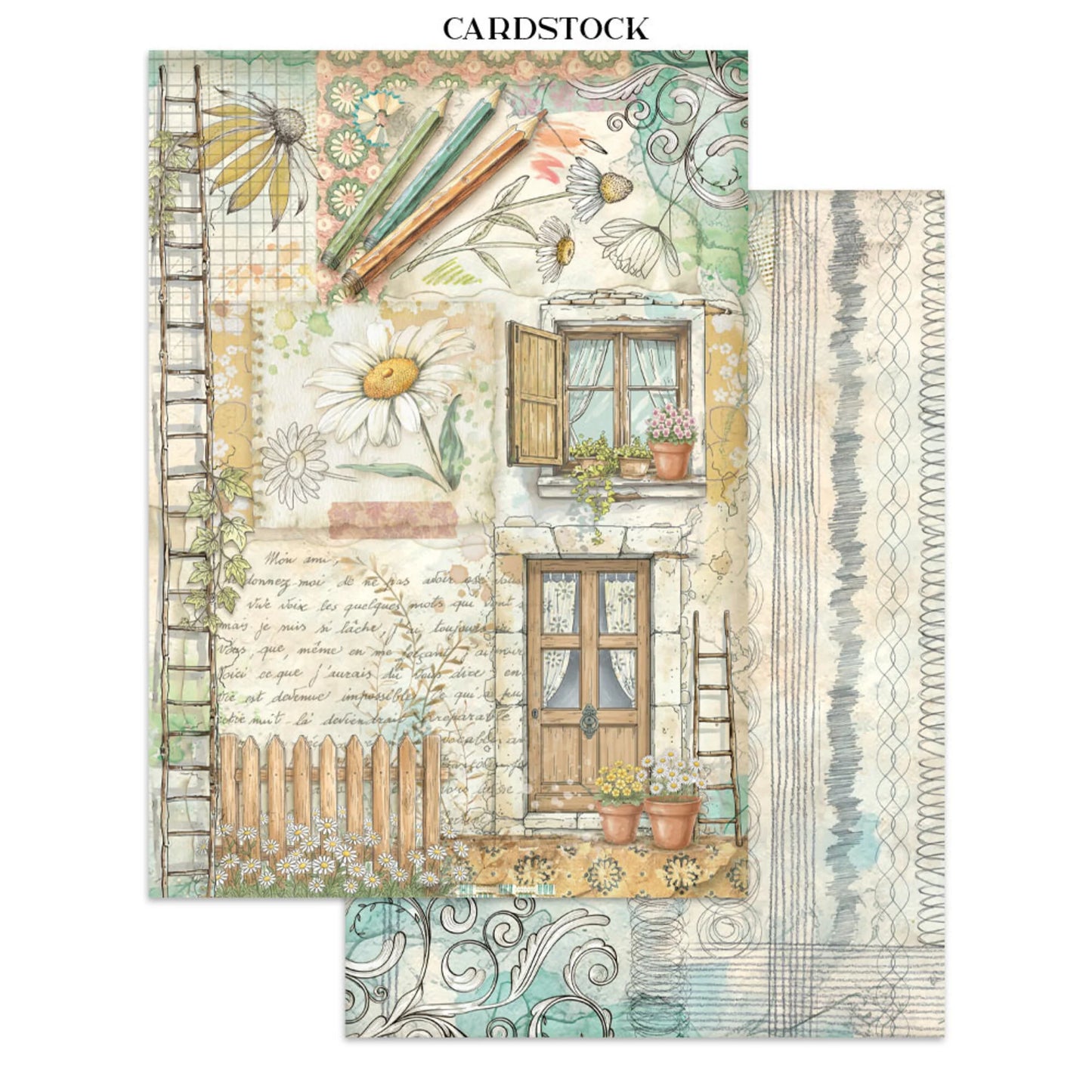 Stamperia Junk Journal Daisy Art