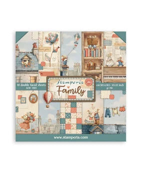 Stamperia - Family - 12x12 inch paper pack