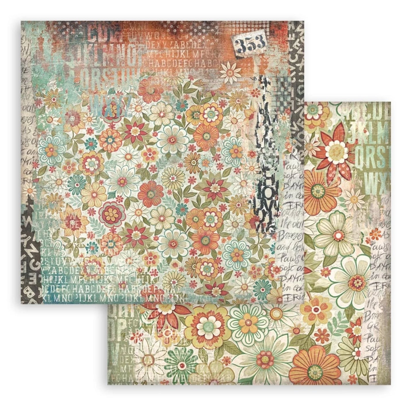 Stamperia Furry friends background paper