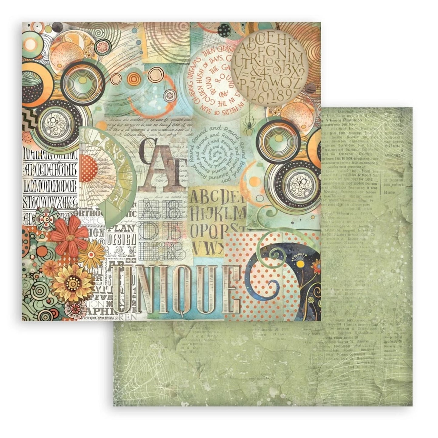 Stamperia Furry friends background paper