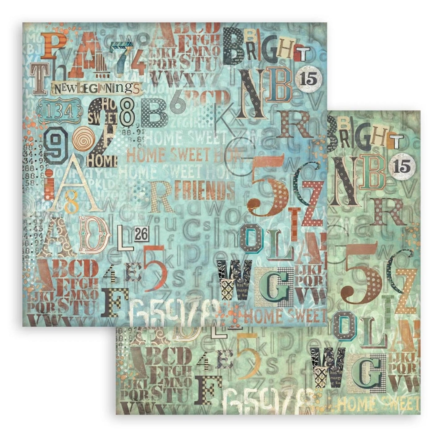 Stamperia Furry friends background paper