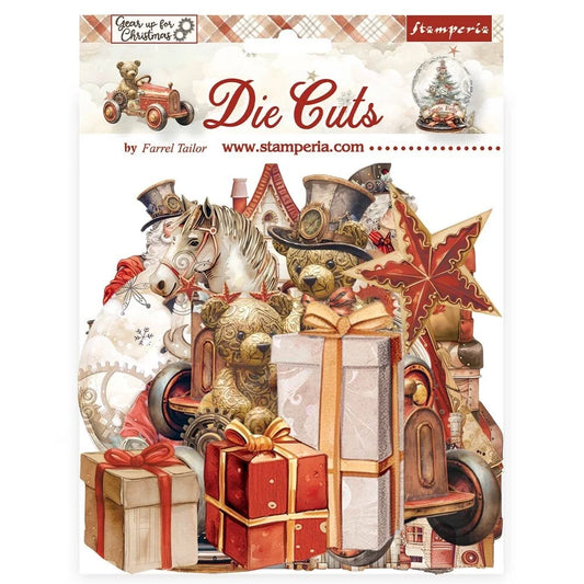 Stamperia - Gear Up for Christmas - Die Cuts