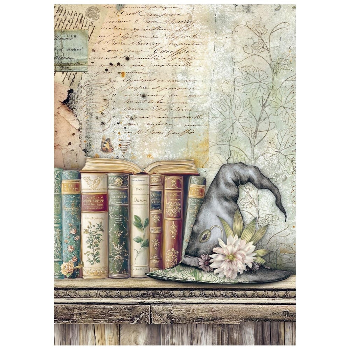 Stamperia - Herbarium Silvae - Rice paper A6