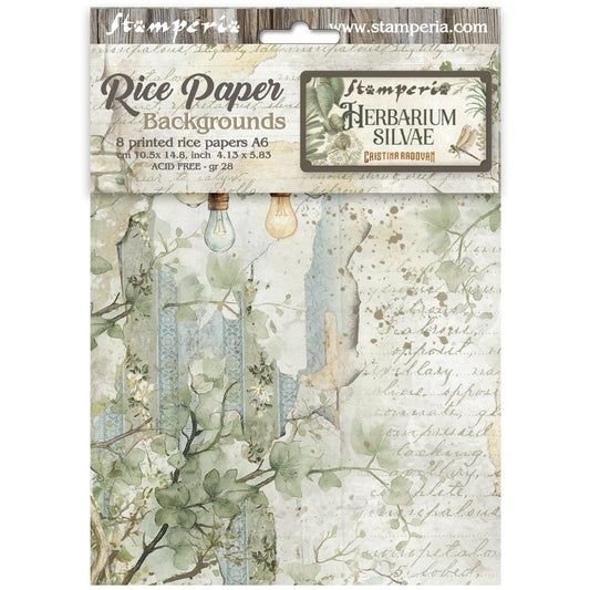 Stamperia - Herbarium Silvae - Rice paper A6