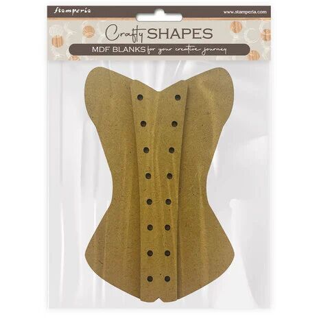 Stamperia - Crafty Shapes - Old Lace Corset - MDF Blanks