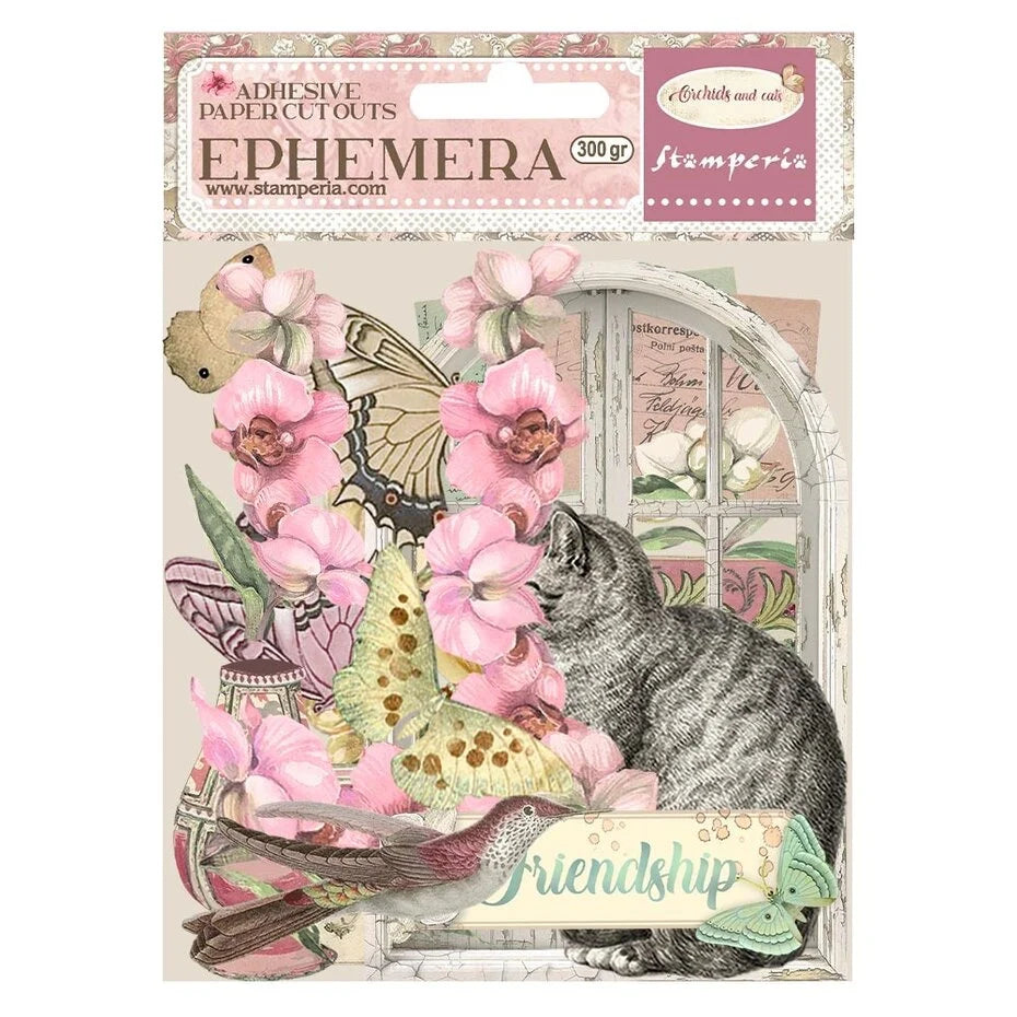 Stamperia - Orchid and Cats Ephemera