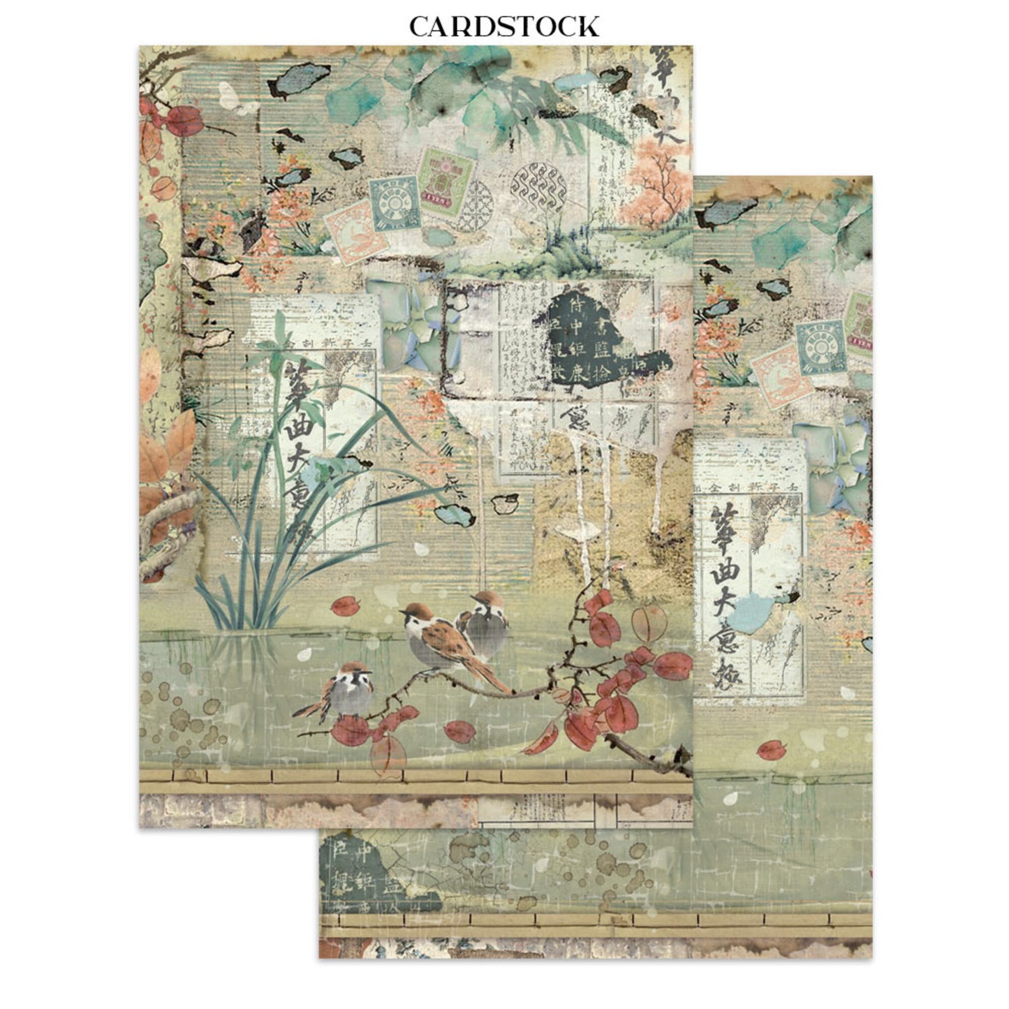 Stamperia Oriental gardan Junk journal