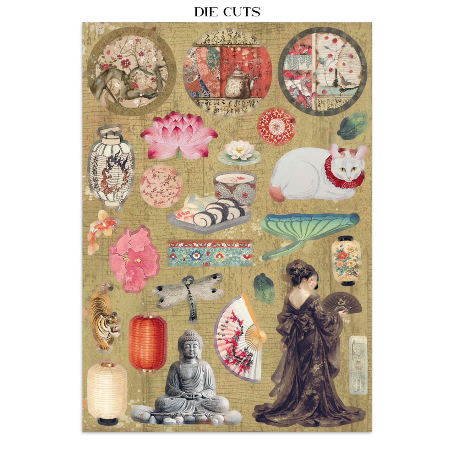 Stamperia Oriental gardan Junk journal