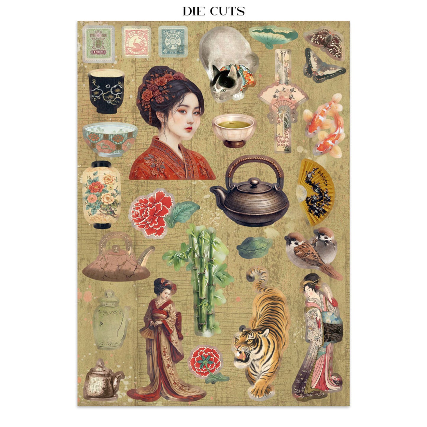 Stamperia Oriental gardan Junk journal