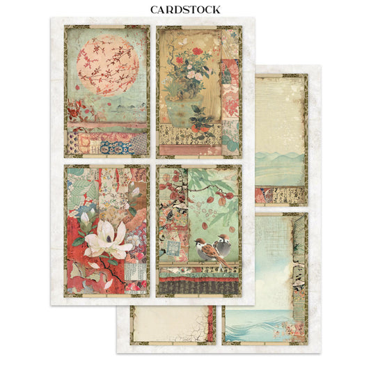 Stamperia Oriental gardan Junk journal