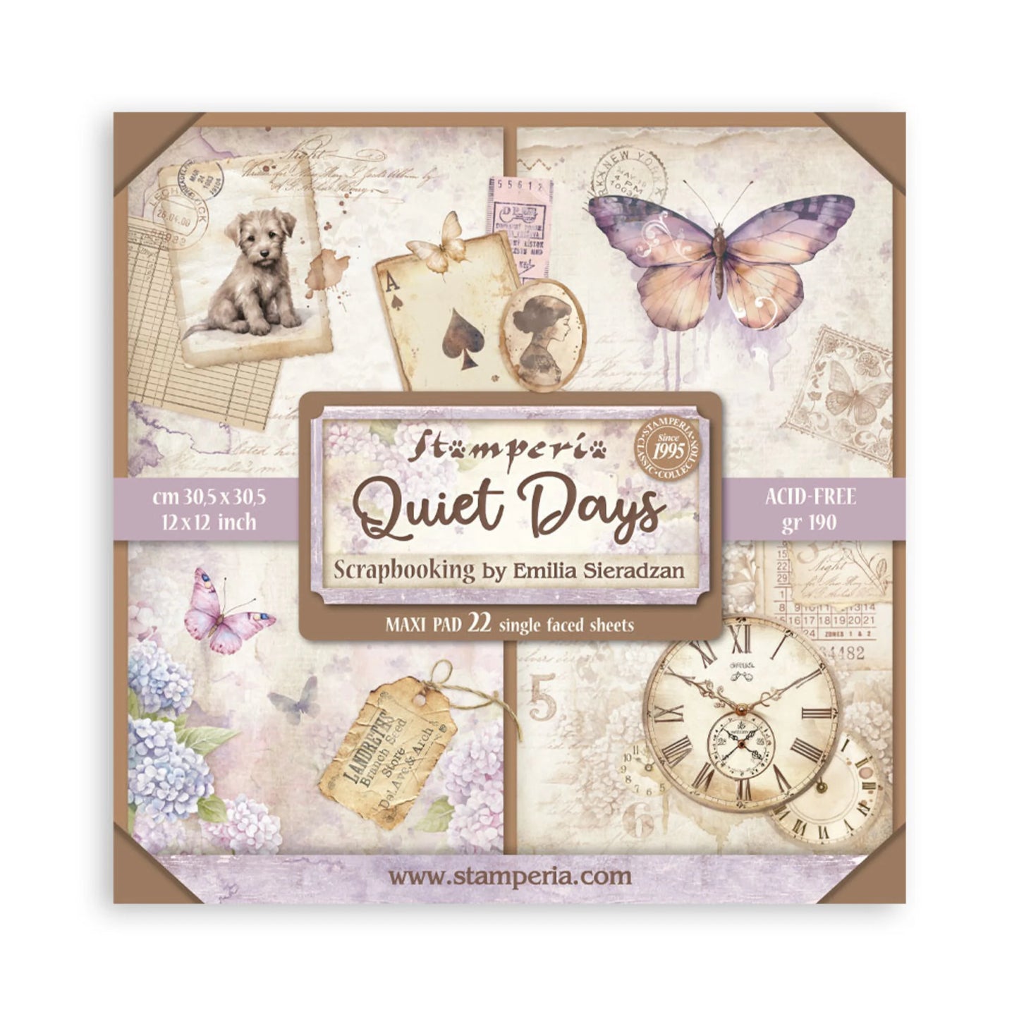 Stamperia Quiet days paper set