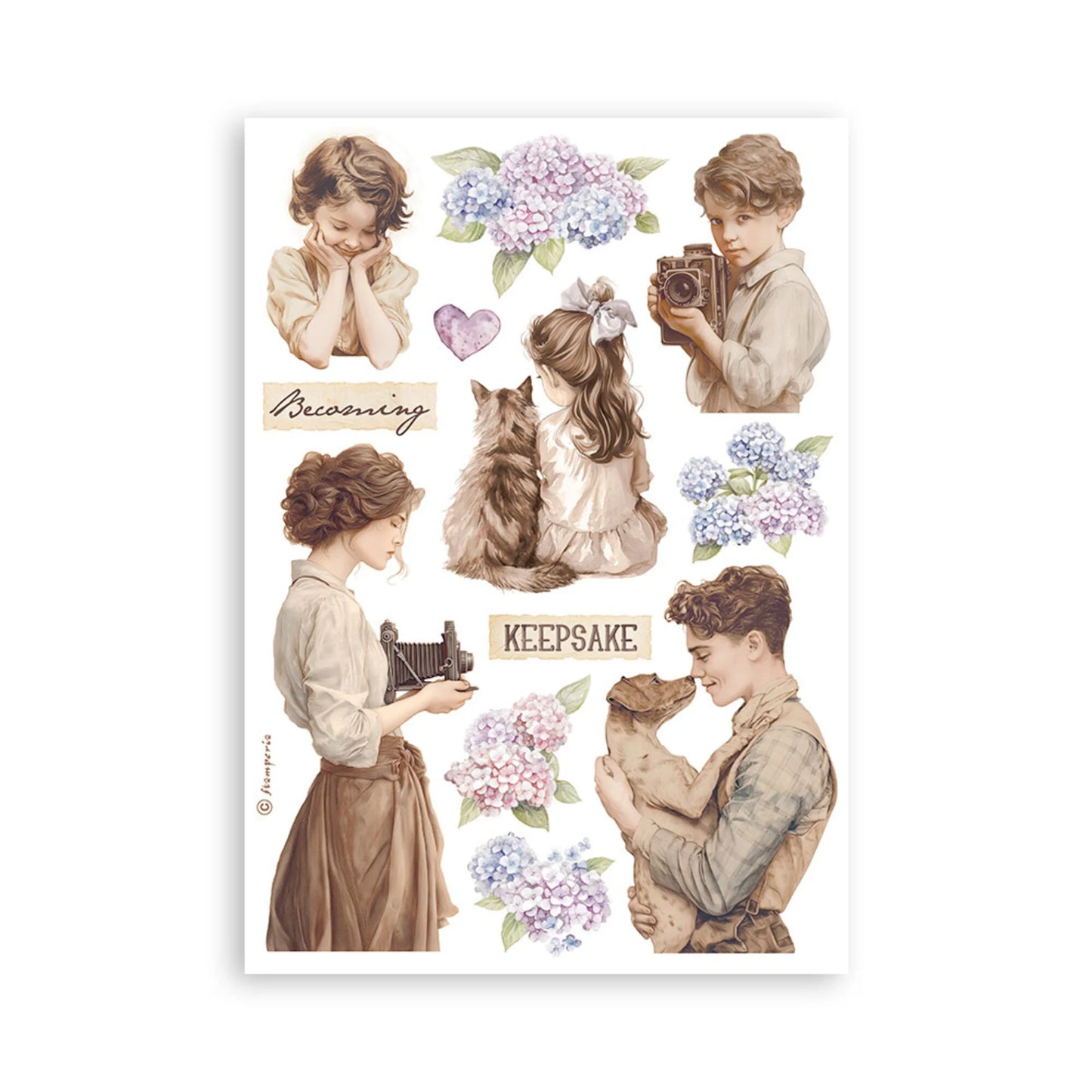 Stamperia Quiet days washi pad