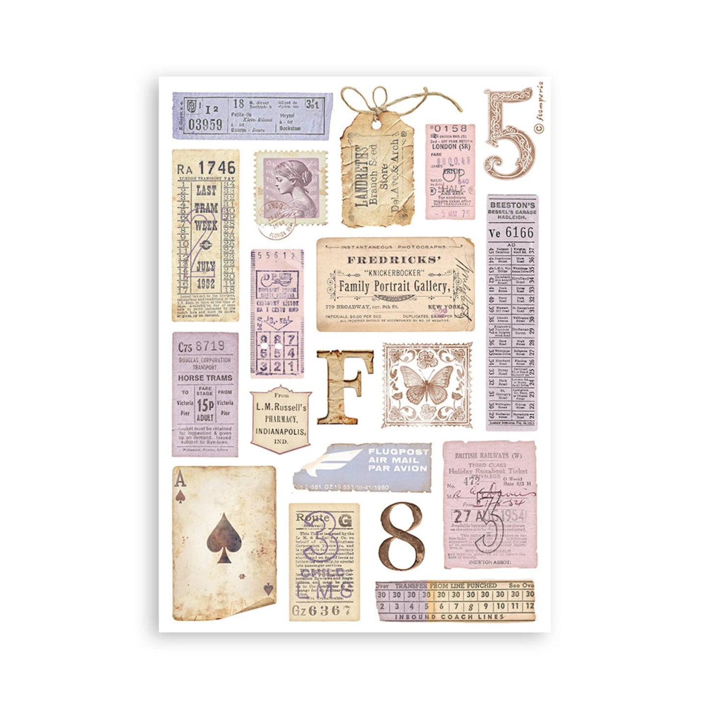 Stamperia Quiet days washi pad