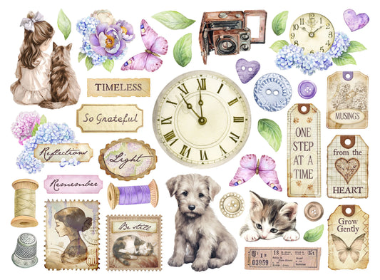 Stamperia Quiet days die cuts