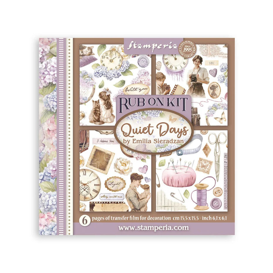 Stamperia Quiet days rub ons