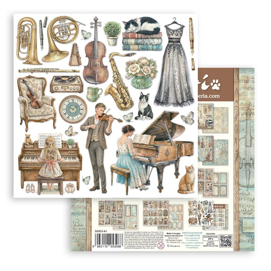 Stamperia Symphony paper packs