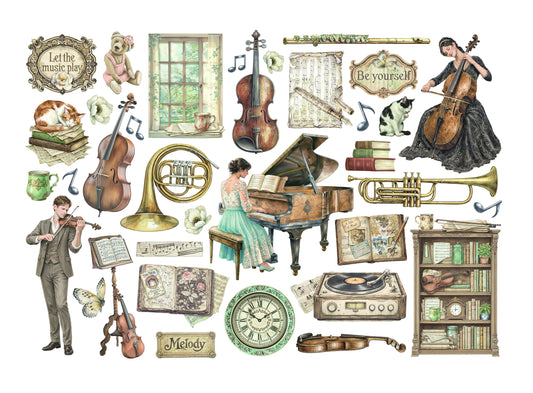 Stamperia Symphony ephemera