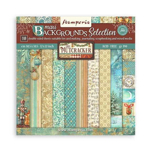 Stamperia - Maxi Backgrounds Selection The Nutcracker 12x12 inch