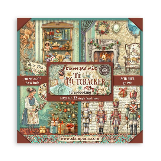 Stamperia - The Nutcracker 8 inch single faced sheets