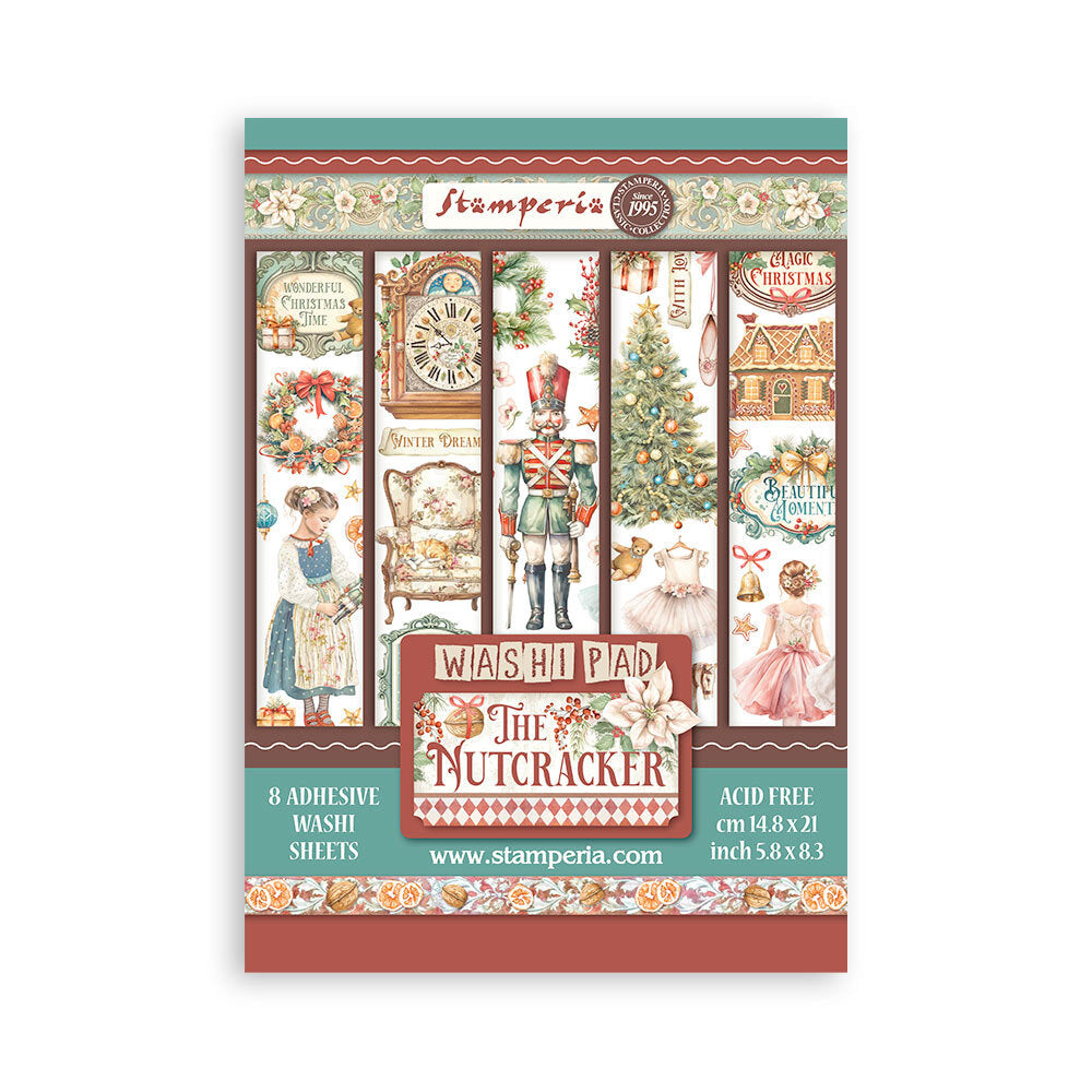 Stamperia The Nutcracker washi pad