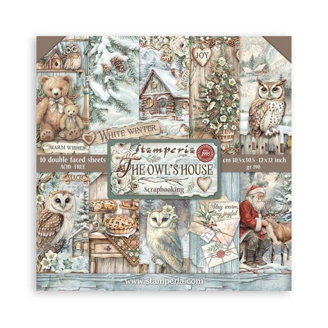 Stamperia - The Owl's House - 12x12 inch paper pack