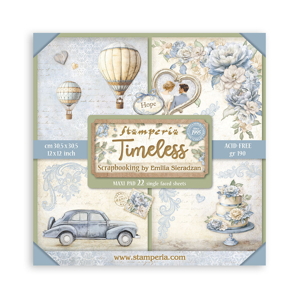 Stamperia - Timeless Maxi Pad 12x12 inch