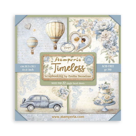 Stamperia - Timeless Maxi Pad 8x8 inch