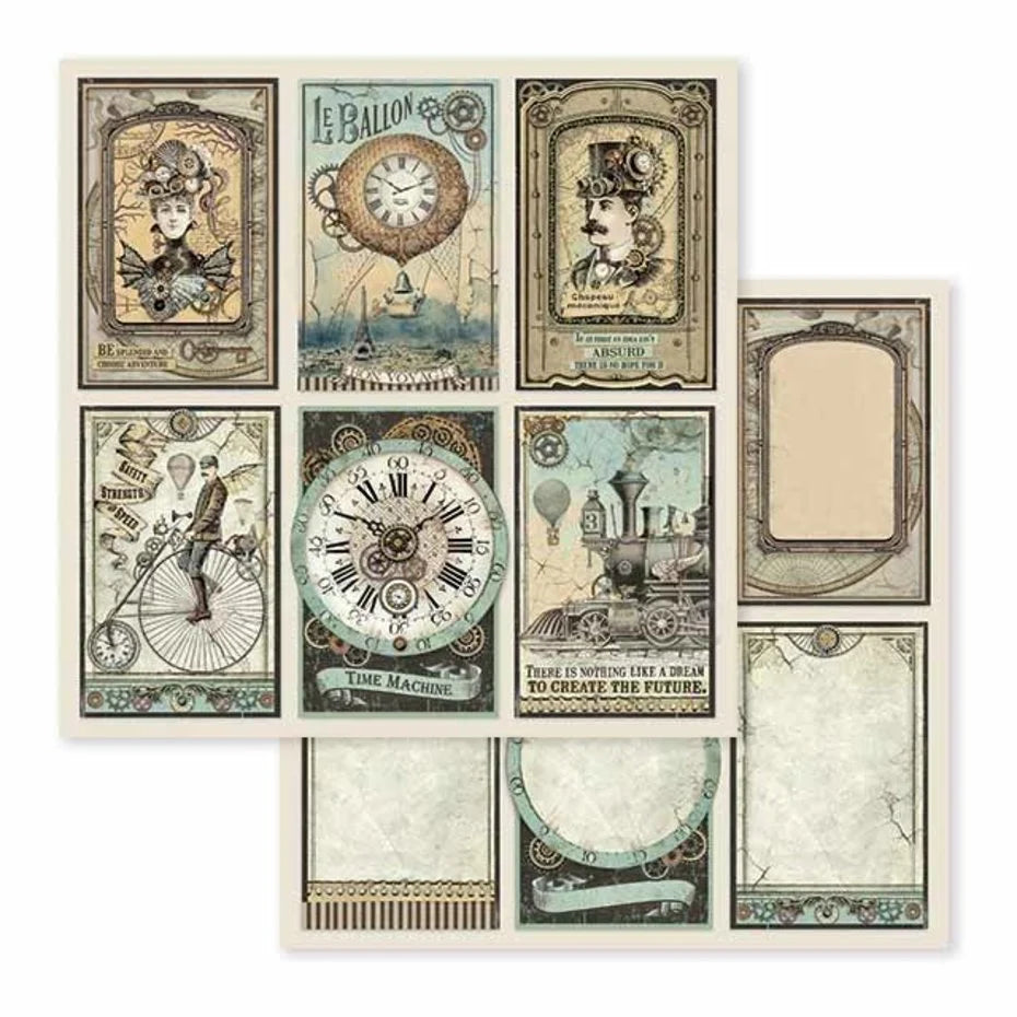 Stamperia - voyages fantastiques 12x12 inch paper pack