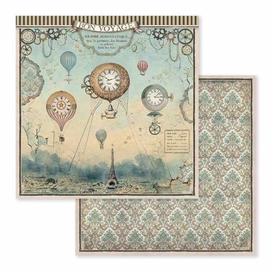 Stamperia - voyages fantastiques 12x12 inch paper pack