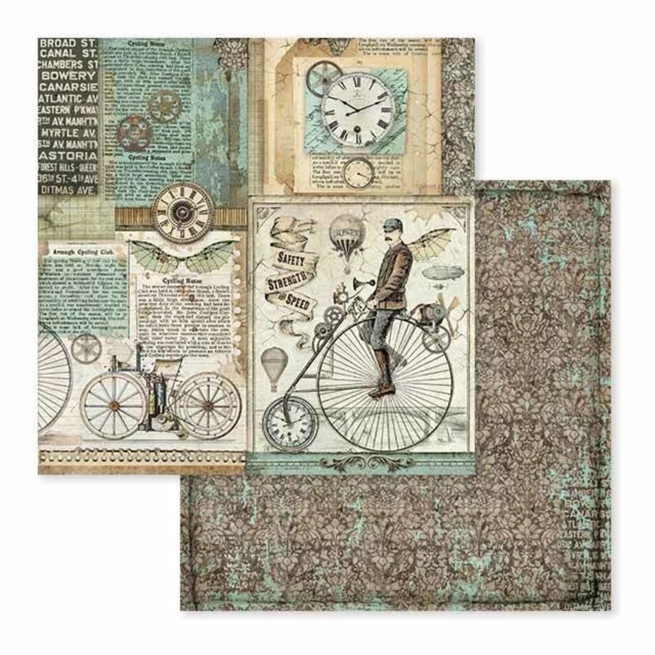 Stamperia - voyages fantastiques 12x12 inch paper pack