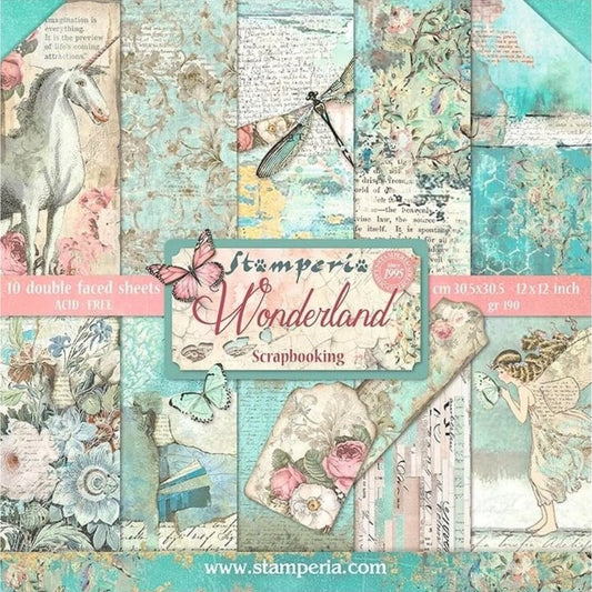 Stamperia - Wonderland 12 x 12 inch