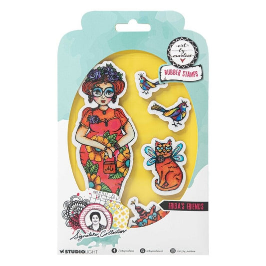 Art  by Marlene - Rubber Stamps - Frida's Friends
