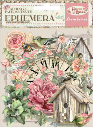 Stamperia - House of Roses - Ephemera 37 pcs