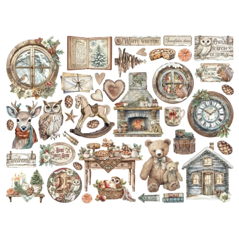 Stamperia - The Owl's House - Die Cuts