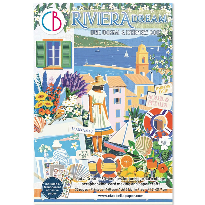 Ciao Bella - Riviera Dream - Junk Journal & Ephemera Book