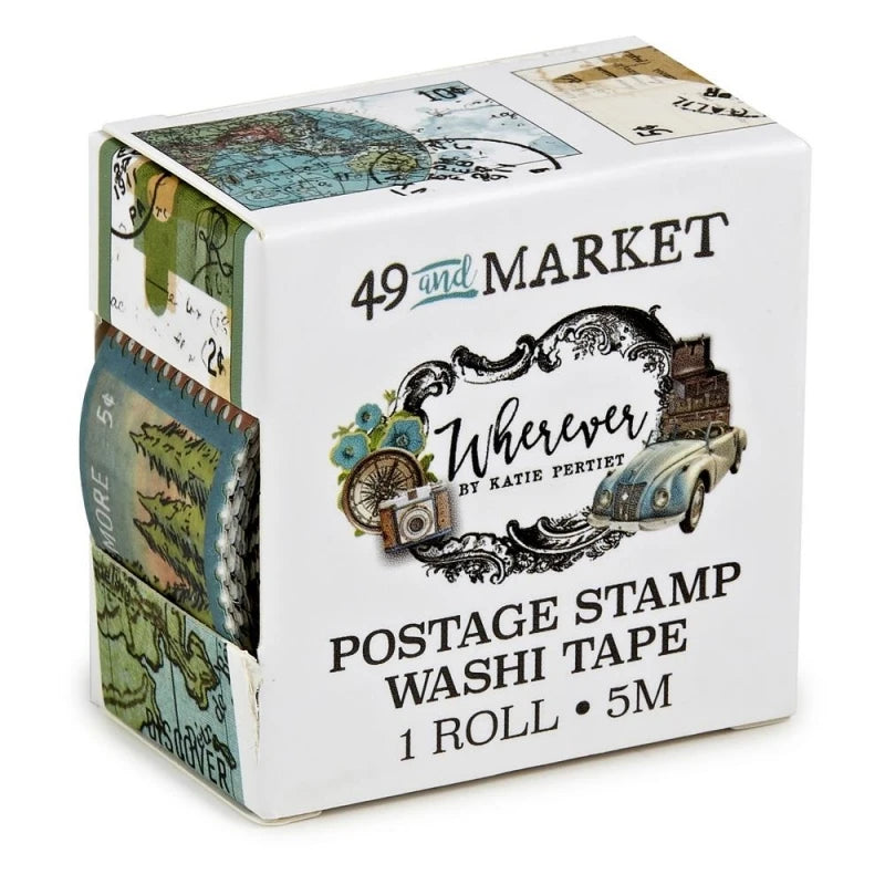 49 and market wherever postage stamp washi tape
